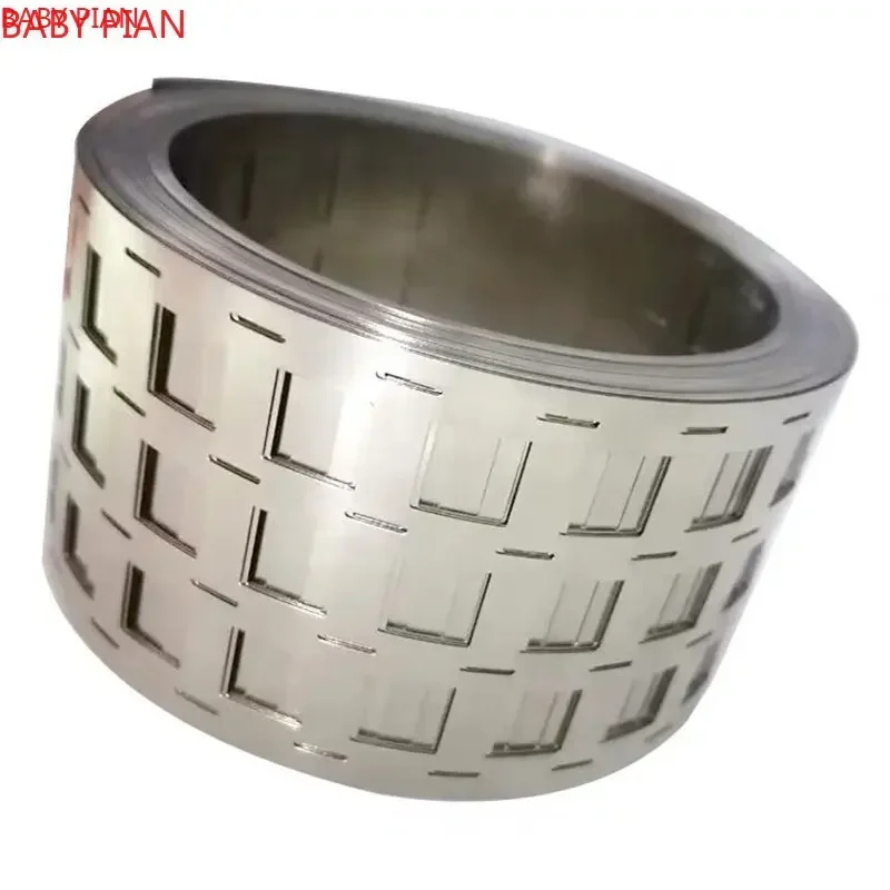 1KG 2P 3P 4P 21700 Lithium  Battery Nickel Sheet Li-ion Battery Nickel Plated Steel Strip Connector Battery Spot Welding 0.15mm