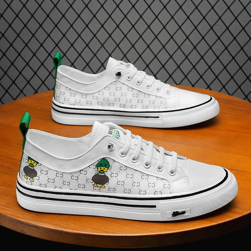 

Мужская летняя дышащая парусиновая обувь, дизайнерская роскошная модная модная студенческая обувь, ретро британская мужская повседневная обувь, спортивная обувь