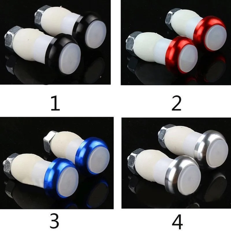 1Pair Bike Handlebar Light Bicycle Cycling Turn Signal LED Handlebar Bar End Plugs Indicator Lights Bicycle Accessories