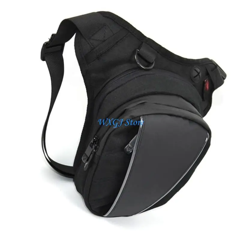 

37JE Waterproof Motorcycle Leg Bag Tactically Waist Pack For Riding Travel With Adjustable Strap And Multiple Pockets