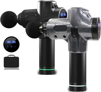 Fodrk masážní a relaxační přístroj z kompozitního materiálu, fasciální pistole, masážní přístroj na svaly, vibrační masážní přístroj, tvarování těla 12 nejlepší prodej dermoterapeutická pistole - №8