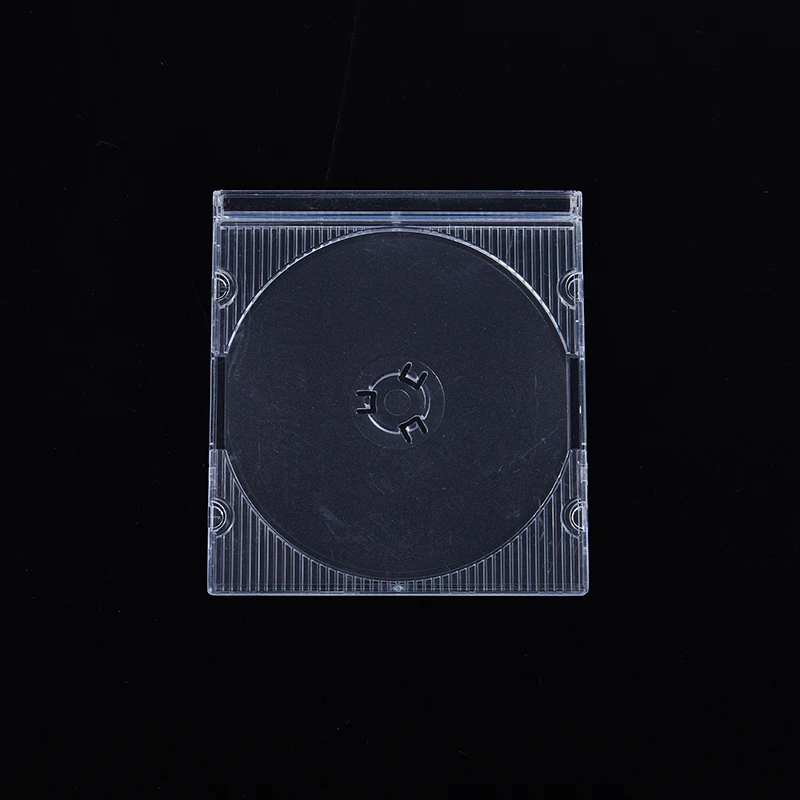 5/10pcs 8cm CD DVD Disc Box Transparent Single Disc Storage Boxes DVD Case CD Case Empty Clear Plastic CD Case Disc CD Box