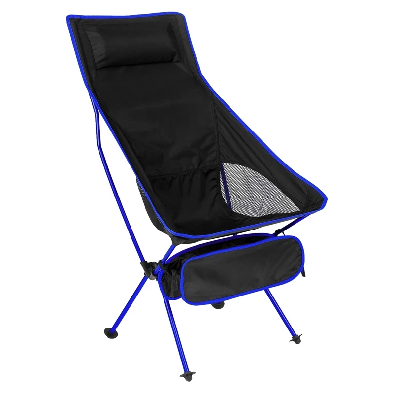 Camping Chair Lightweight Compact Folding High Back With Headrest For Camp Travel Picnic Festival Hiking Backpacking