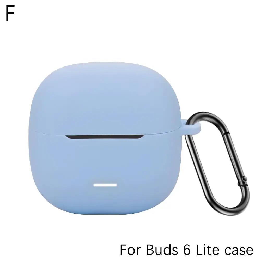 for redmi Buds 6 Lite Case Earphone Silicone Cover Wireless High-end Sleeve Protective Bluetooth Keyring True With Earphone K5D6