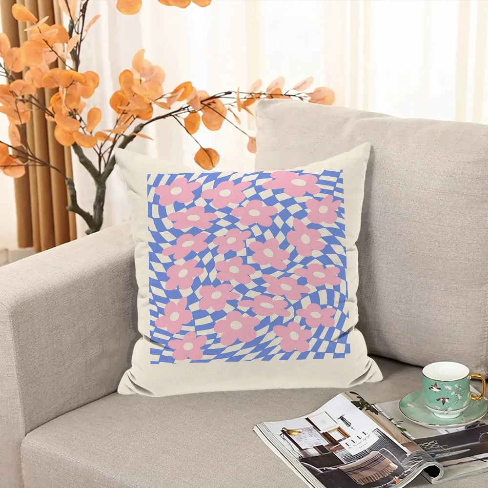 

Чехлы для подушек в стиле аниме, искусственное пасторальное осеннее украшение, чехол для подушки, 45x45 см, диван, кровать 45x45