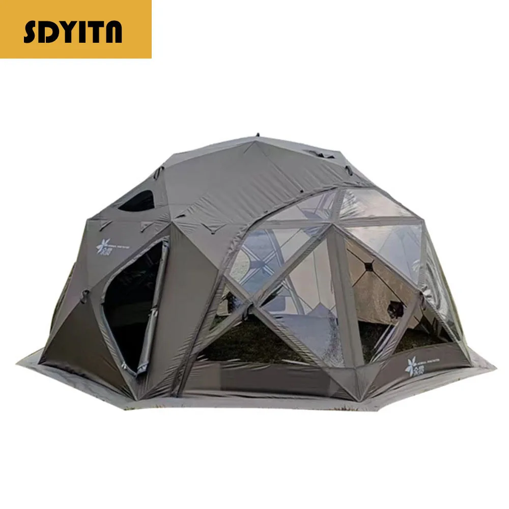 

Octagonal Outdoor Tent Portable Foldable Camping Fishing Starry Sky Dome Tent for Outdoor Picnic Camping Fishing