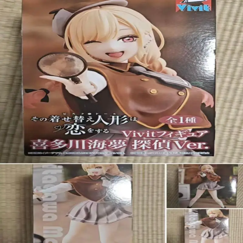 

Оригинальная униформа My Dress-Up Darling Kitagawa Marin Cos, униформа детектива, новая и нераспечатанная аниме-фигурка, модель коллекционера, игрушка в подарок