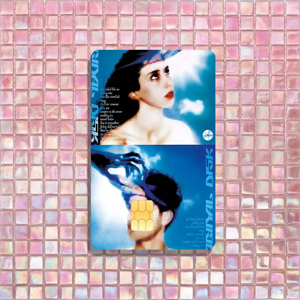 القرص الخيالي M-Magdalena B-Bay ملصقات الائتمان فيزا الخصم البنك بطاقة الشحن حافلة مترو ملصق مضاد للمياه ملصق الديكور