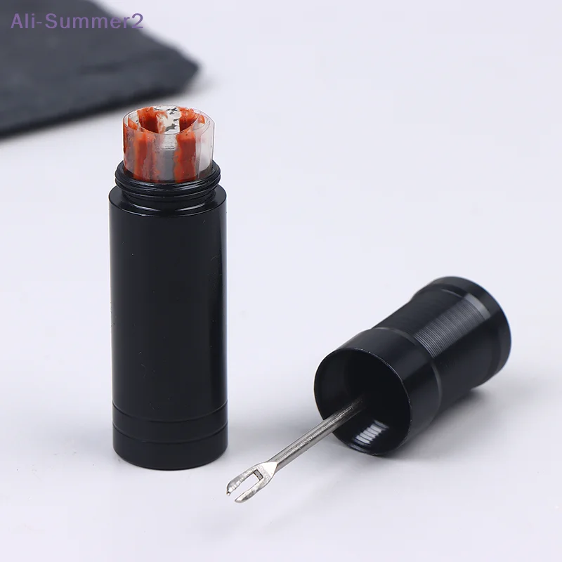 

{Summer2} Bike Tubeless Tire Repair Tool Fork Drill Bit Portable Road Bicycle Tires Fix Puncture Or Flat Fast Plugger Tool