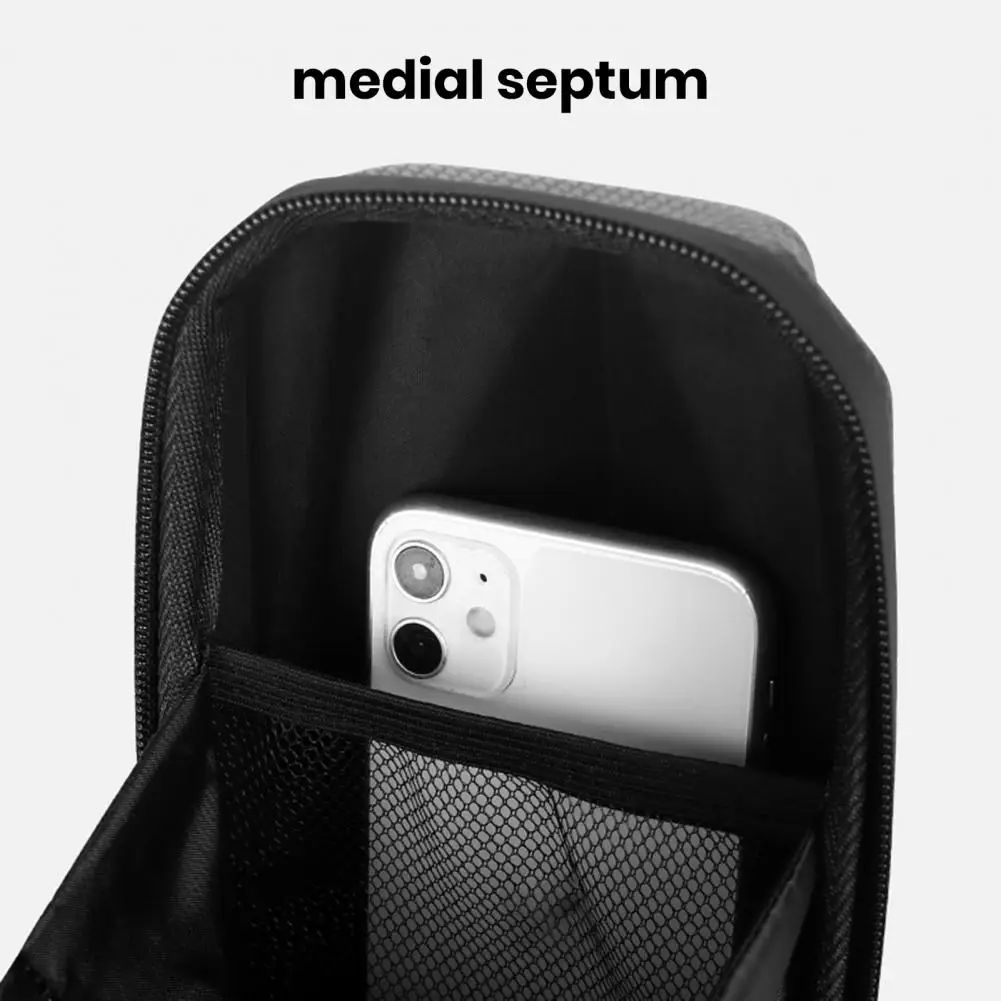 

Bike Beam Bag Lightweight Reflective Dust-proof High Capacity Bike Front Bag Bike Supply