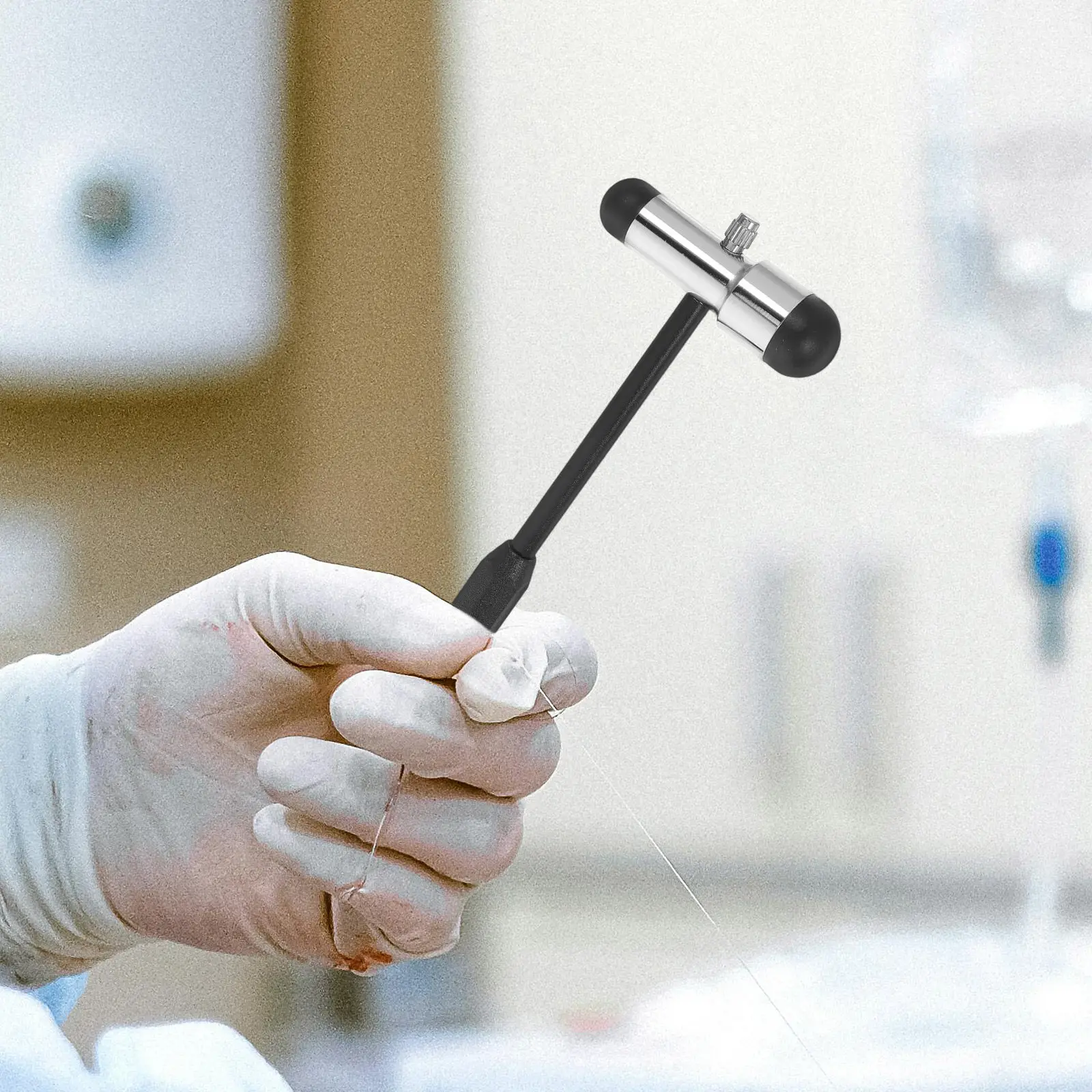 Lightweight Ergonomic Diagnostic Hammer for Neurological Exams Portable Percussion Hospital Testing