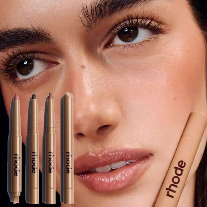 Rhode Lip Shape Pen Skin Peptide Lip Liner Long Lasting Lip Tint Pencil Lipstick Pen Makeup Rouge Lipliner Powder Blusher Gloss