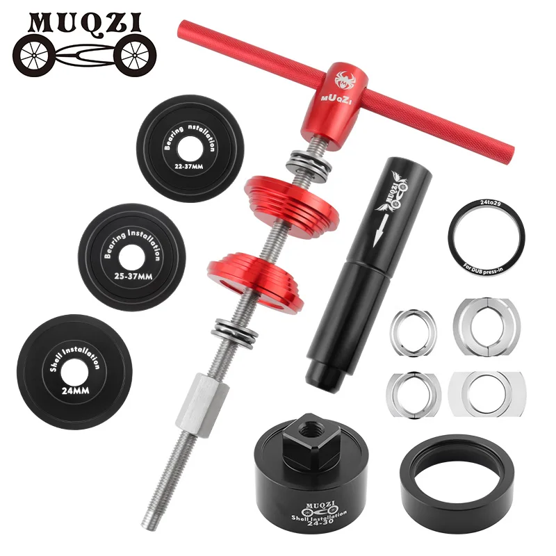 MUQZI Bottom Bracket Bearing Install Removal Bike Headset Press-in Tool Bike Tool Kit For BB86 BB30 BB92 PF30