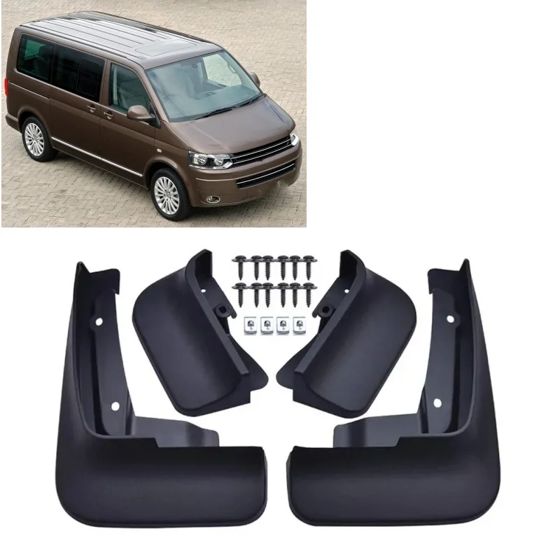Car Mud Flaps Splash Guards Fenders For Volkswagen VW T6 Transporter VW T5 Multivan T6 Cara Velle Multivan 2008-2020