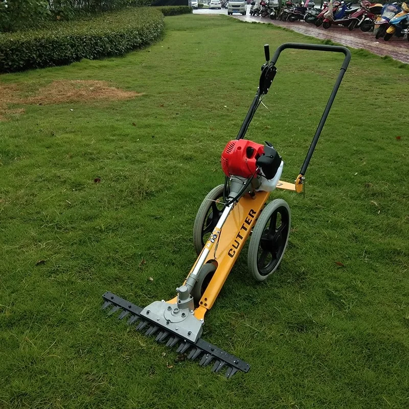 

Hand-pushed lawn mower multi-function four-stroke small lawn mower land reclamation garden agricultural orchard lawn mower
