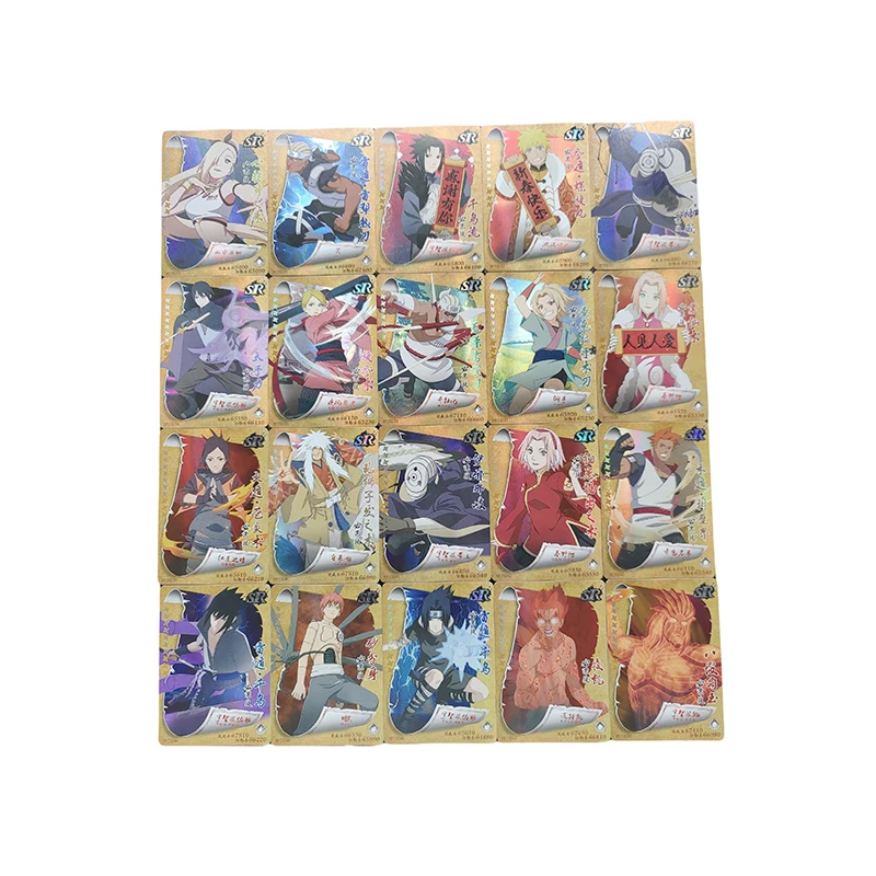 Naruto Cp Ur Series Uchiha Itachi Haruno Sakura Anime Characters Rare Game Collection Flash Card Cartoon Toys Christmas Gift