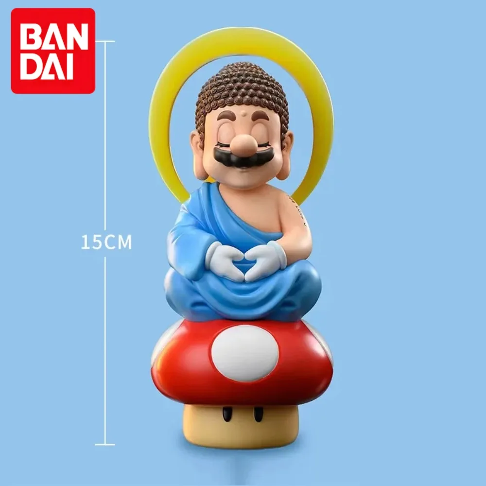 

Cross-border, Buddha Mario figure ornament, Super Mary animation figure, Mushroom Mario tabletop ornament, tranquility