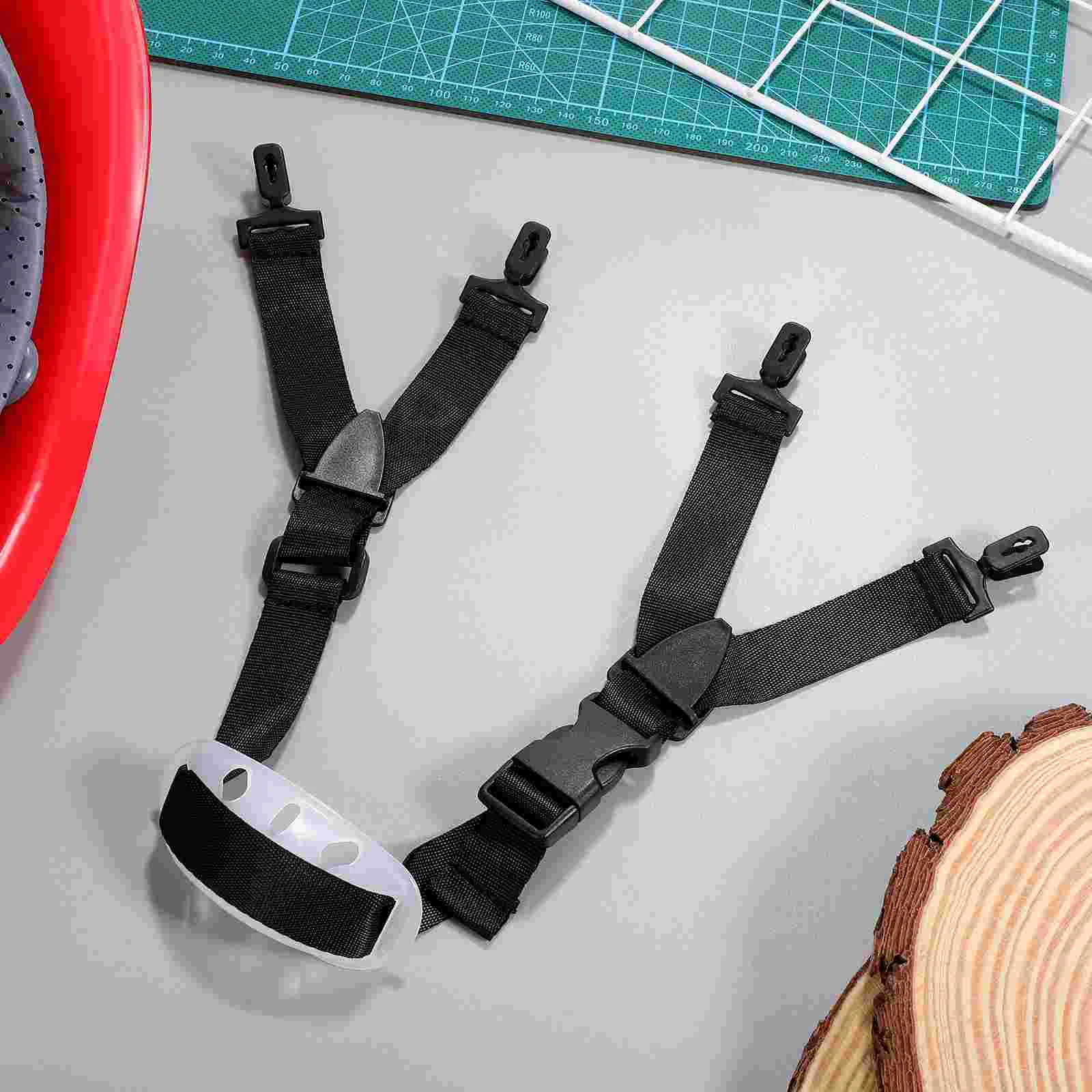 2 Pcs Belt Strap Child Mens Belts Hard Hat Accessories Polyester Universal Chin Straps for