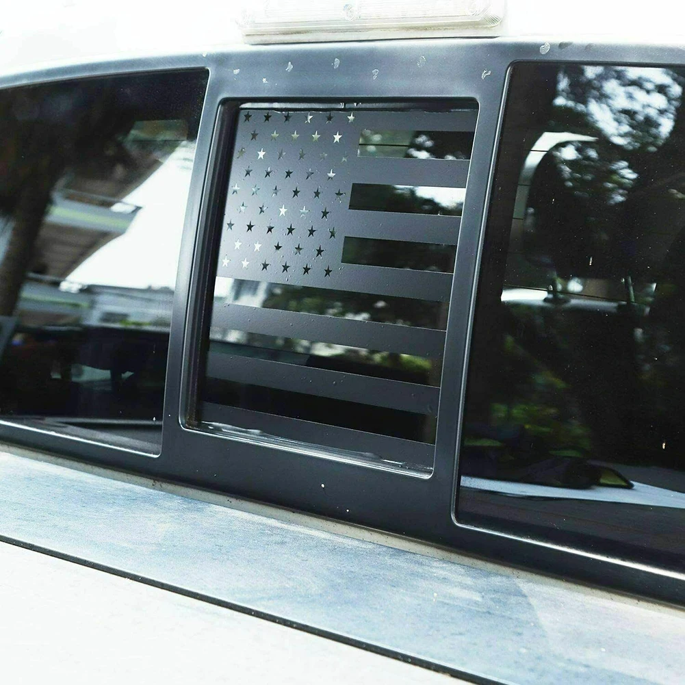 

For Ford F150 2009 2014 Rear Middle Sticker Decal Vinyl Trim with For American Flag Suitable for Car Customization