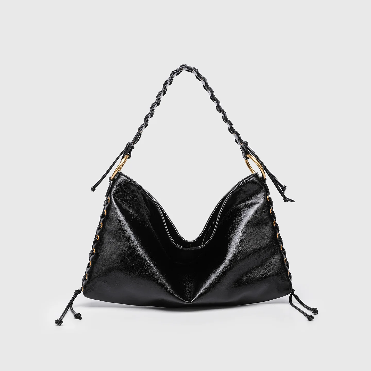 

Роскошная стильная дизайнерская сумка для подгузников, женская вместительная сумка-тоут, элегантная кожаная сумка через плечо для стильных поездок на работу