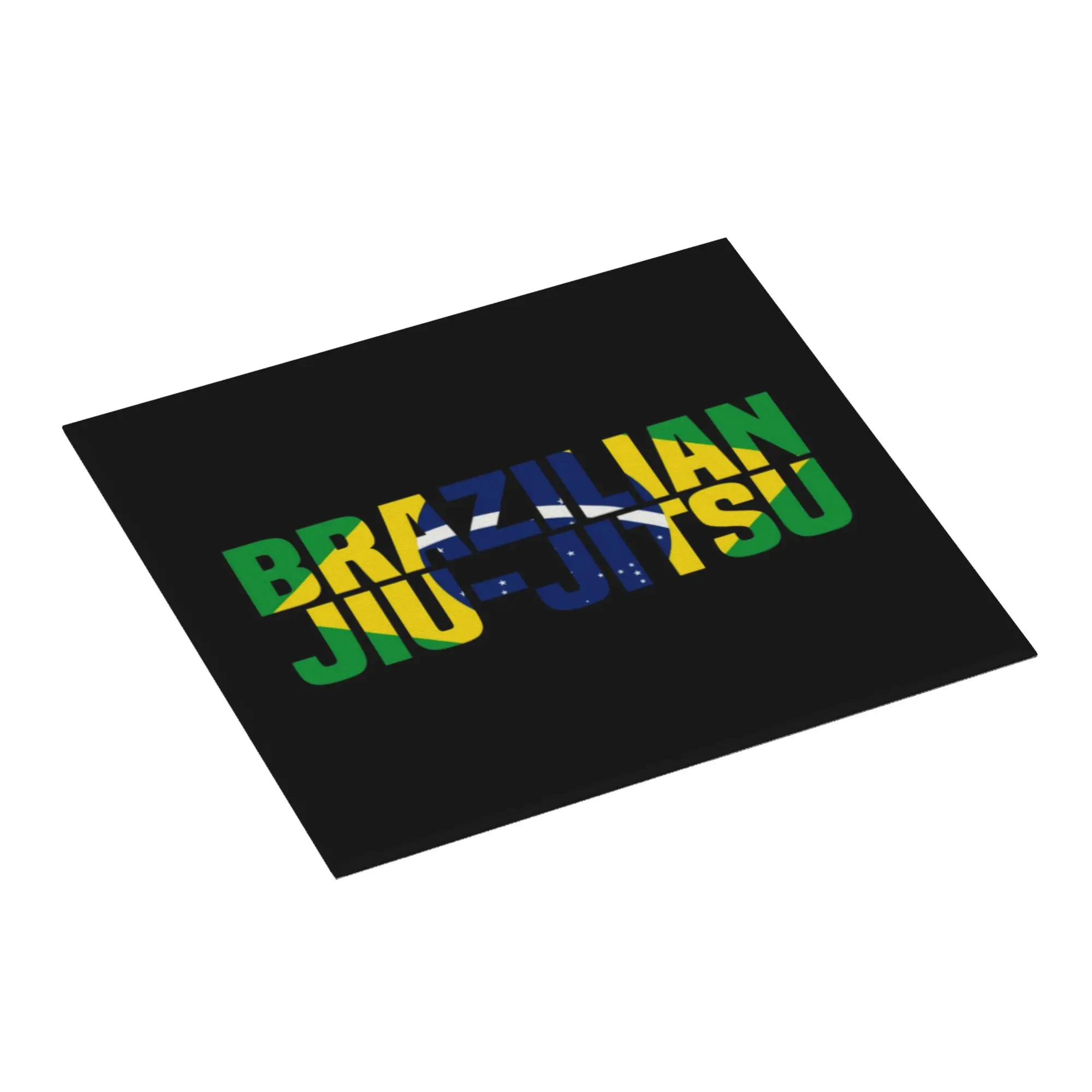 Drying Mat For Kitchen Brazilian Jiu Jitsu BJJ Brazil Flag Water Absorbent Waterproof Reusable Kitchen Counter Protector Mat