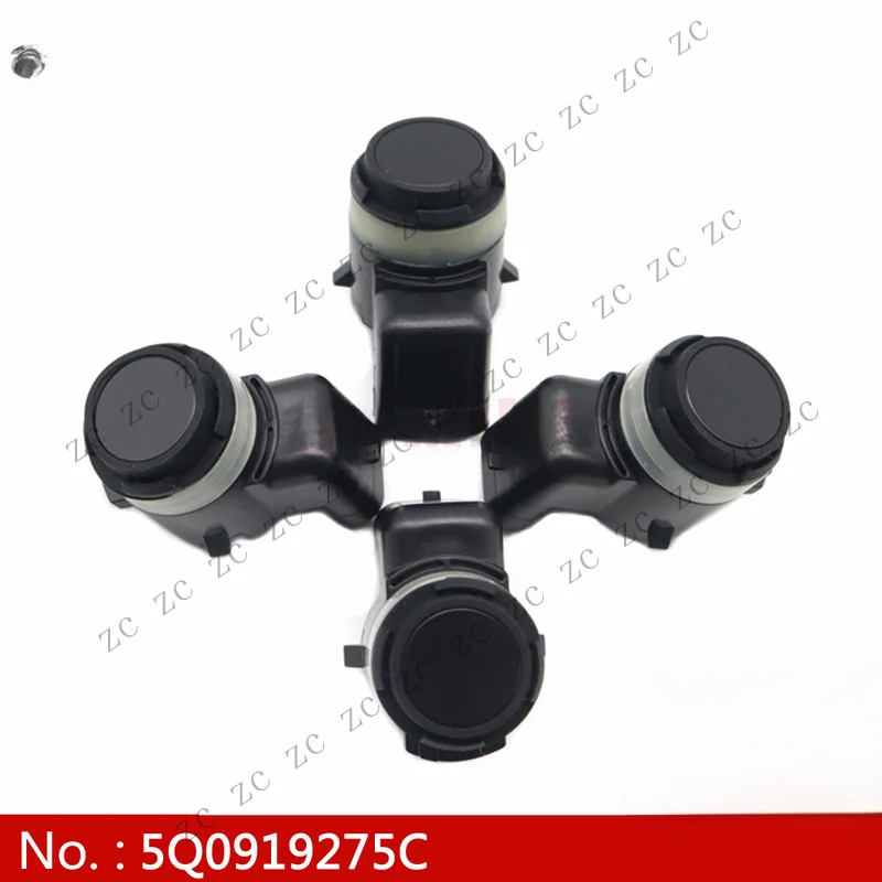 S+ For Audi Porsche VW 4PCS 5Q0919275C GRU Ultrasonic PDC Parking Sensor 5Q0919275A