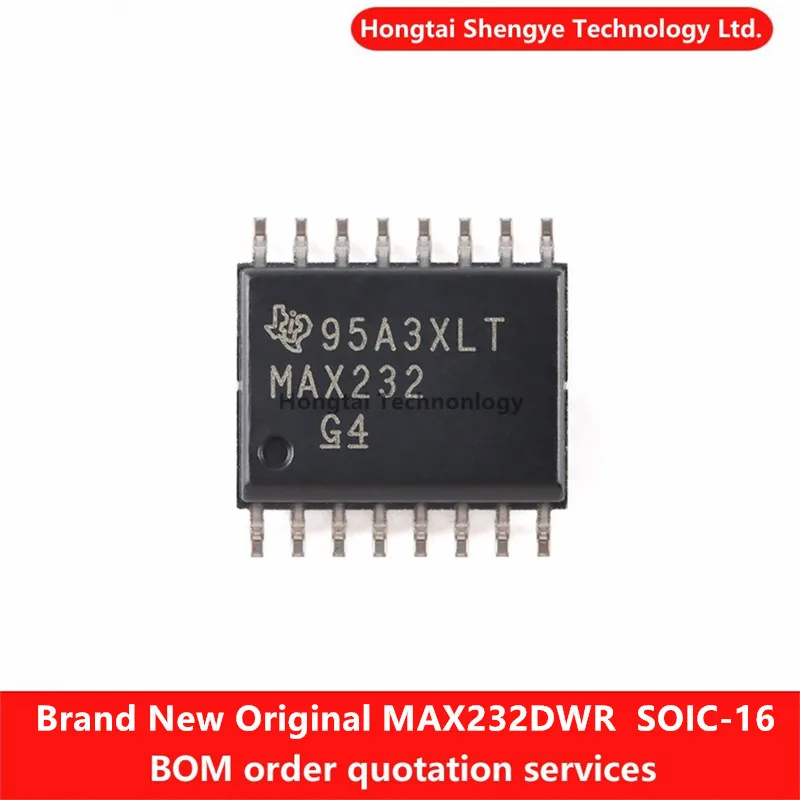 New Original MAX232DWR SOIC-16 EIA-232 Driver/Receiver IC Chip