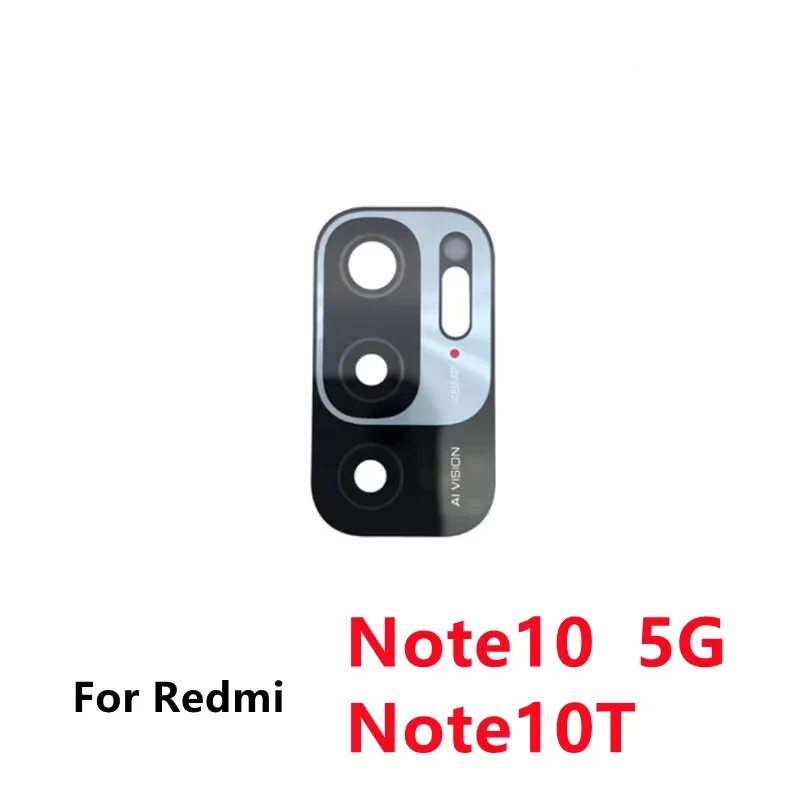 

Для Xiaomi Redmi Note 10 5G 4G 10T Задняя камера стеклянный объектив Запасные части крышка с клейкой наклейкой