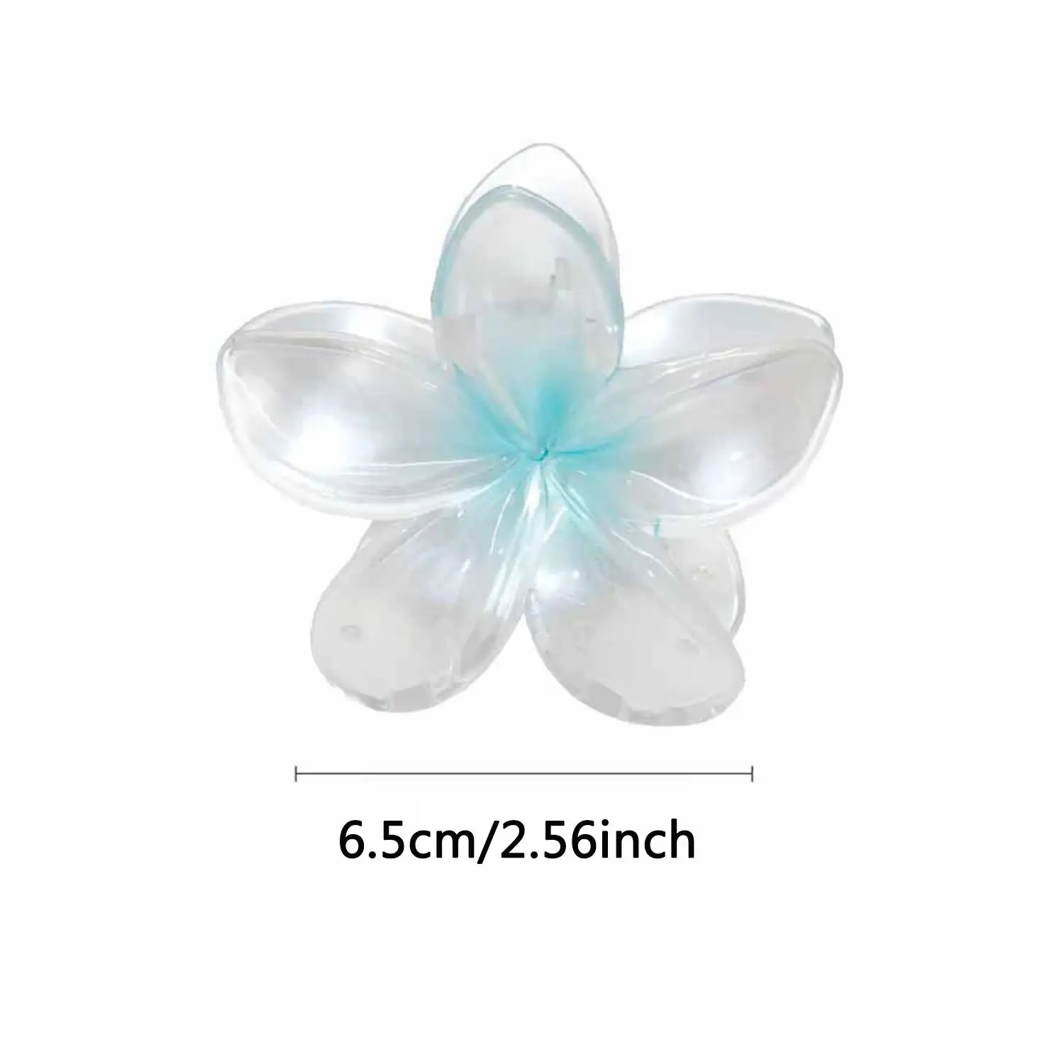 Fashion Gradient 4/6.5/8cm Flower Hair Clip For Women Hairpin Hair Claws Crab Clamp Barrettes Hawaiian Headwear Hair Accessories