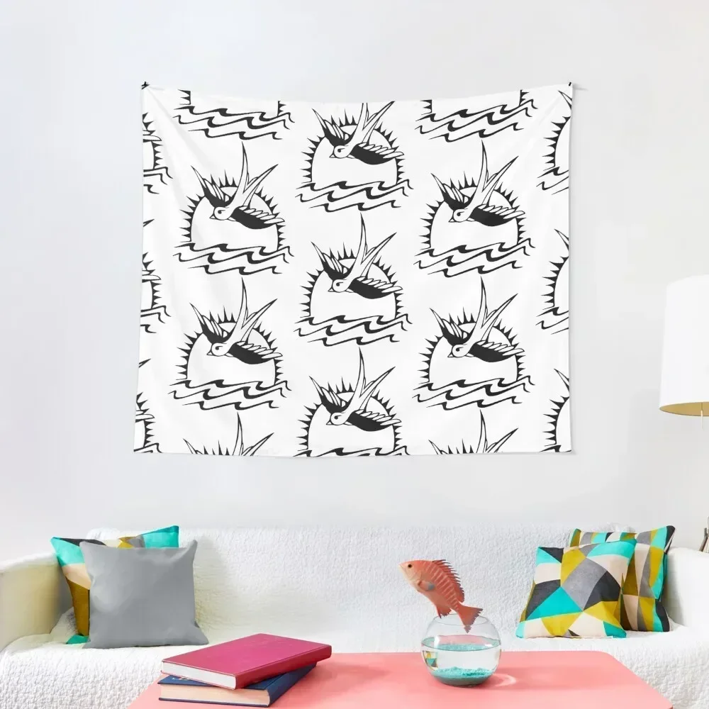 

Sparrow Black Tapestry Decoration Bedroom Bathroom Decor Wall Decoration Tapestry