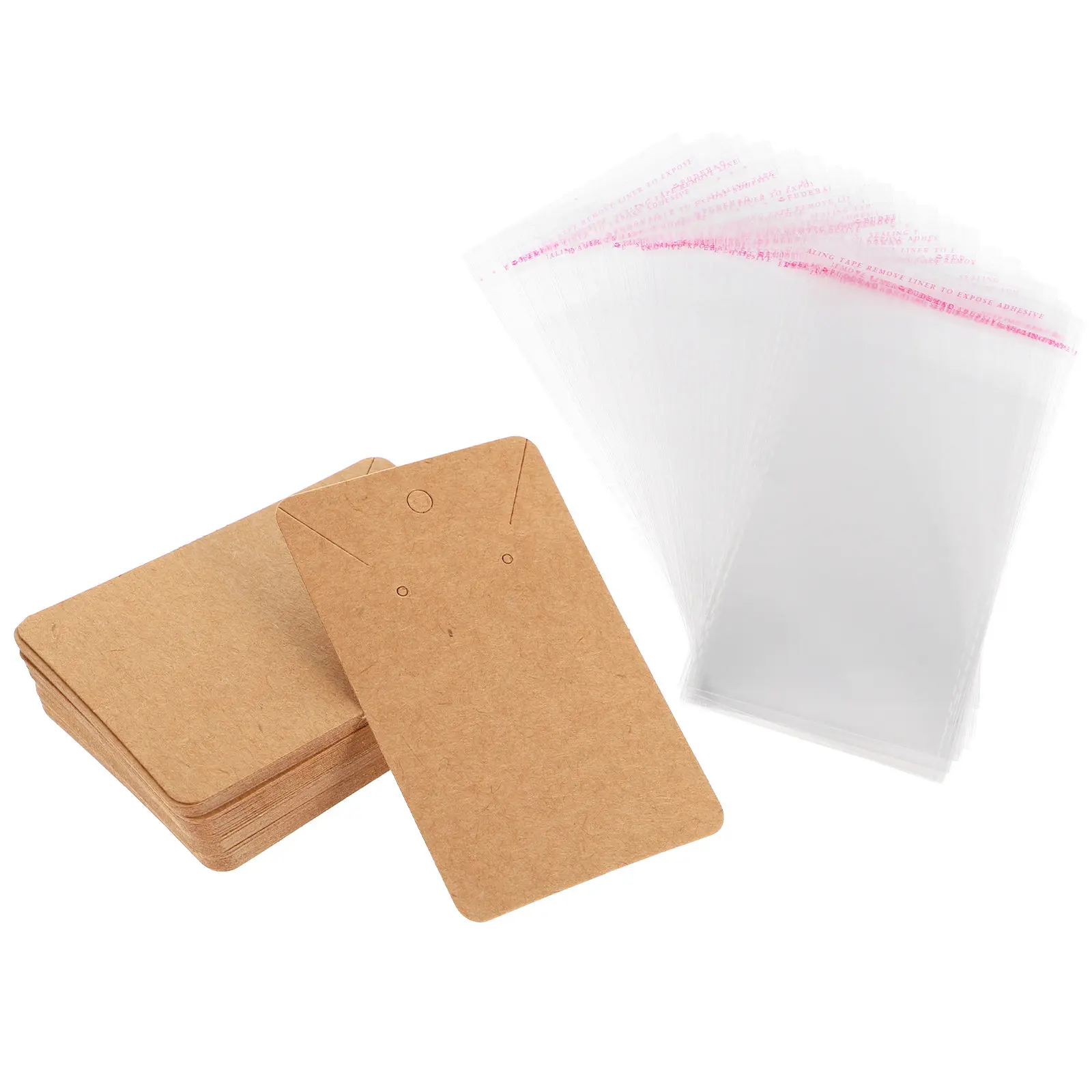 

Набор винтажных картонных держателей для серег из крафт-бумаги, для хранения и демонстрации украшений на прилавке