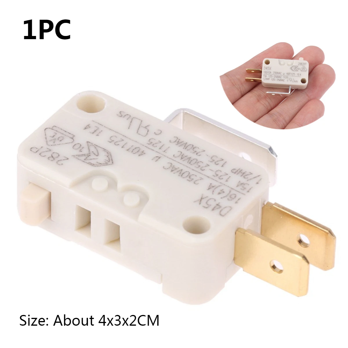 1PC Micro Switch D45X High Current 16A 250V Water Heater Limit Contact Switches For New German Cherry