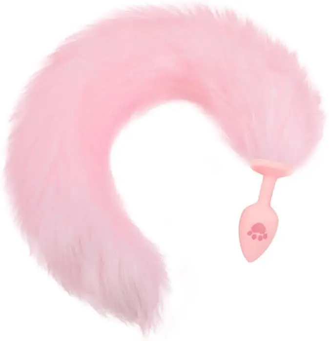 Fox Tail Anal Butt Plug Silicone Anal Plug Cosplay Sexy Adult Toy Long Animal Tail Sex Toys For Women Fun Sex Games