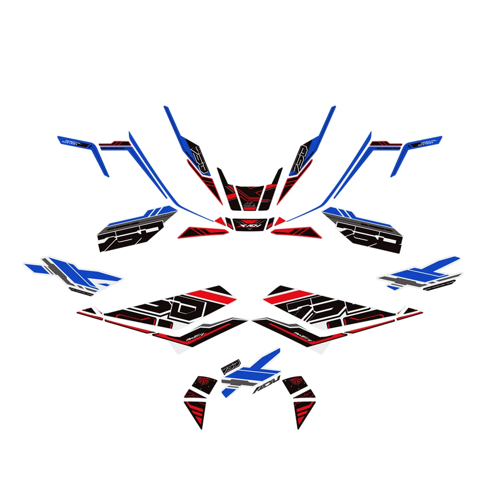 For Honda X-ADV 750 X ADV 750 Adventure Protector Stickers Decals Body Fender Shell Fairing Handguard Wind Deflector 2025