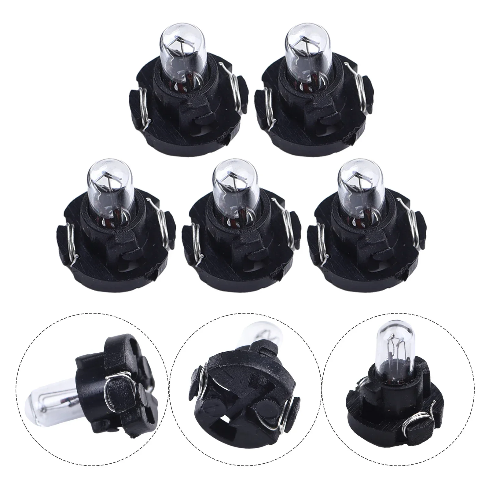 5/10Pcs 12V Interface T3 T4.2 LED Bulbs Car Interior Light Auto Warming Light Indicator Halogen Bulbs Car Accessories Continuing