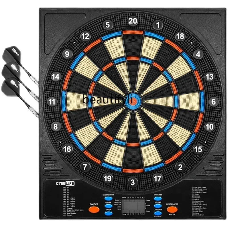 Plaque cible de fléchettes électroniques souples de 18 pouces, bar à domicile, compétition de divertissement, sécurité professionnelle, marquage automatique