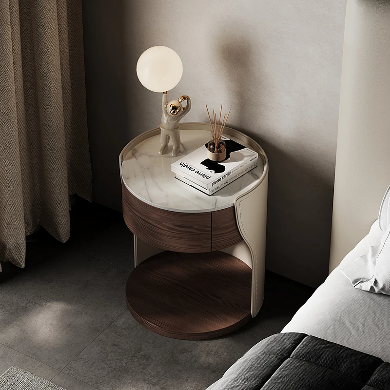 Luxury Living Room Bedside Table Modular Organizer Decor Cool Nightstand Filing Cabinets Cabinets Mesa De Noche Hotel Furniture