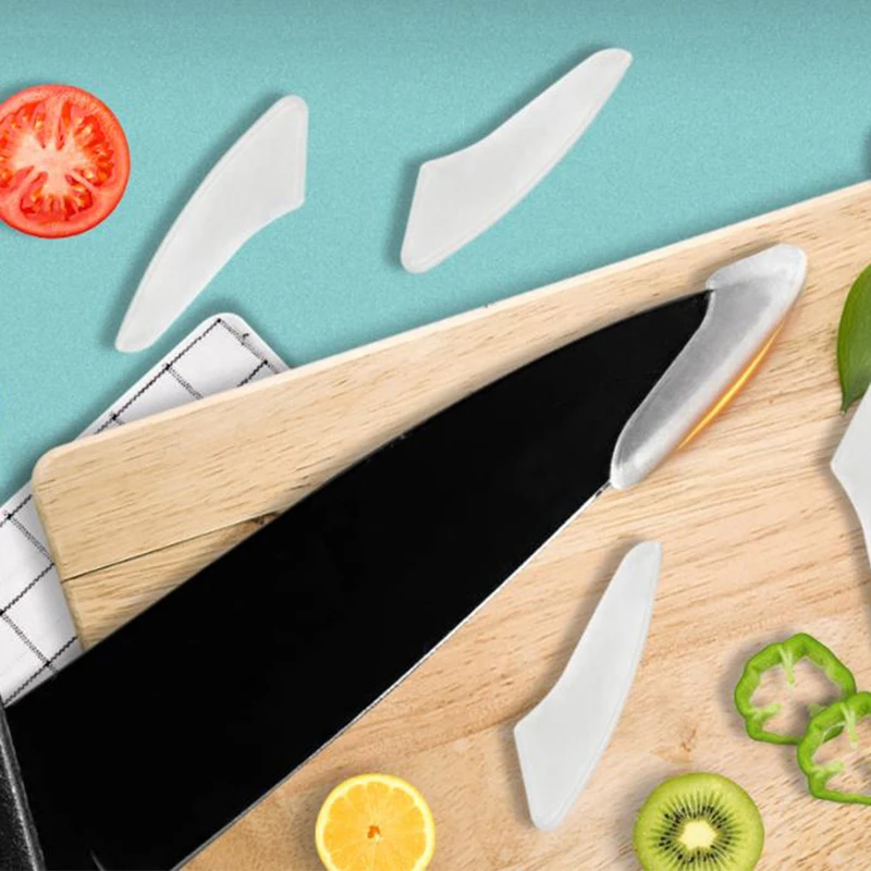 100Pcs Kitchen Knife Tip Cover Reusable Anti-cut Blade Protective Sleeve Waterproof Kitchen Tool Accessories