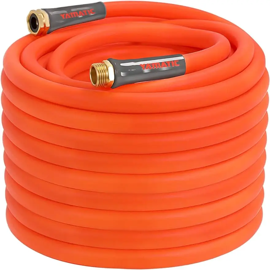 

Heavy Duty Garden Hose 5/8 in x 100 ft Super Flexible Water Hose All-weather Lightweight Burst 600 PSI