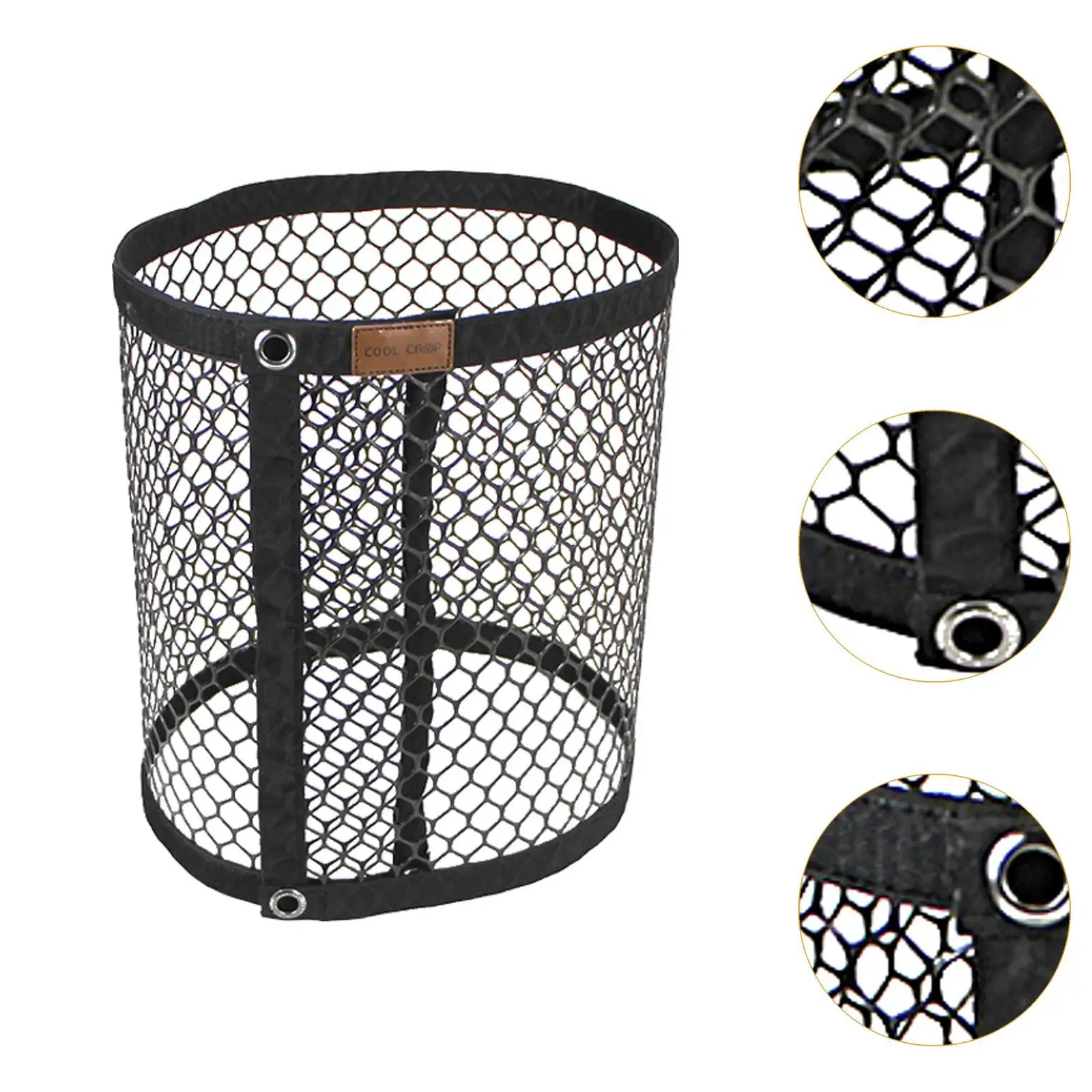 Camping Hanging Net Rack Outdoor Trash Can for Backpacking Fishing Barbecue