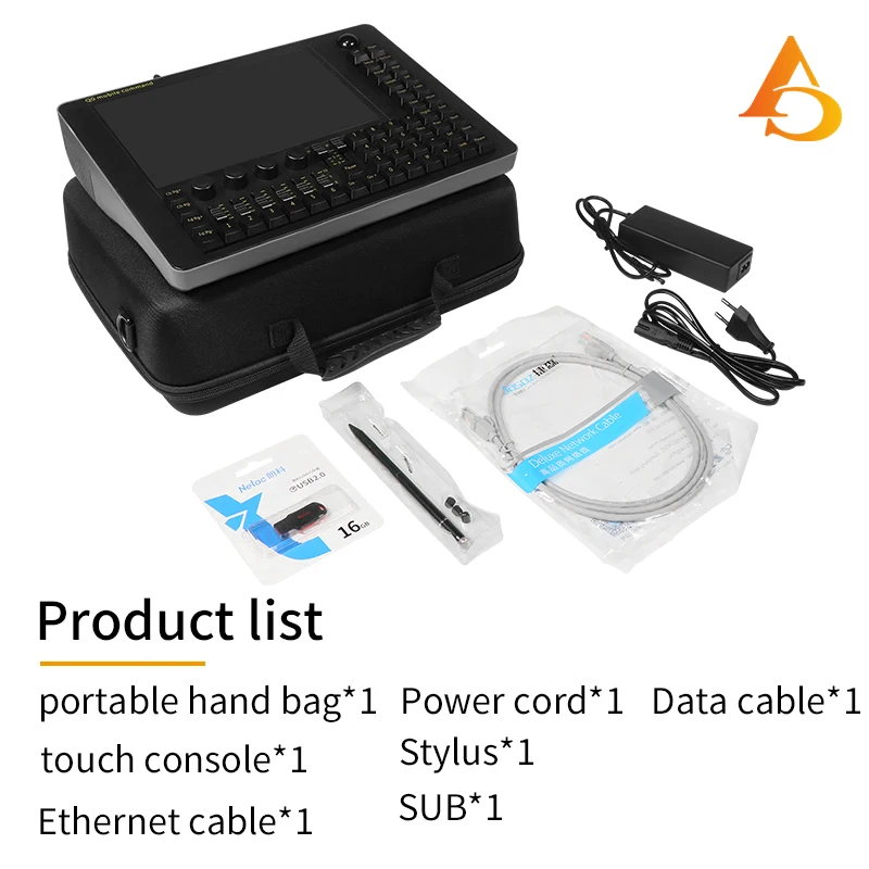 AICPOSE DMX Stage Mini MA2 Console 120G SD  Effect Lighting Controller For DJ Disco Concert Events Wedding MIDI LTC NET Ports