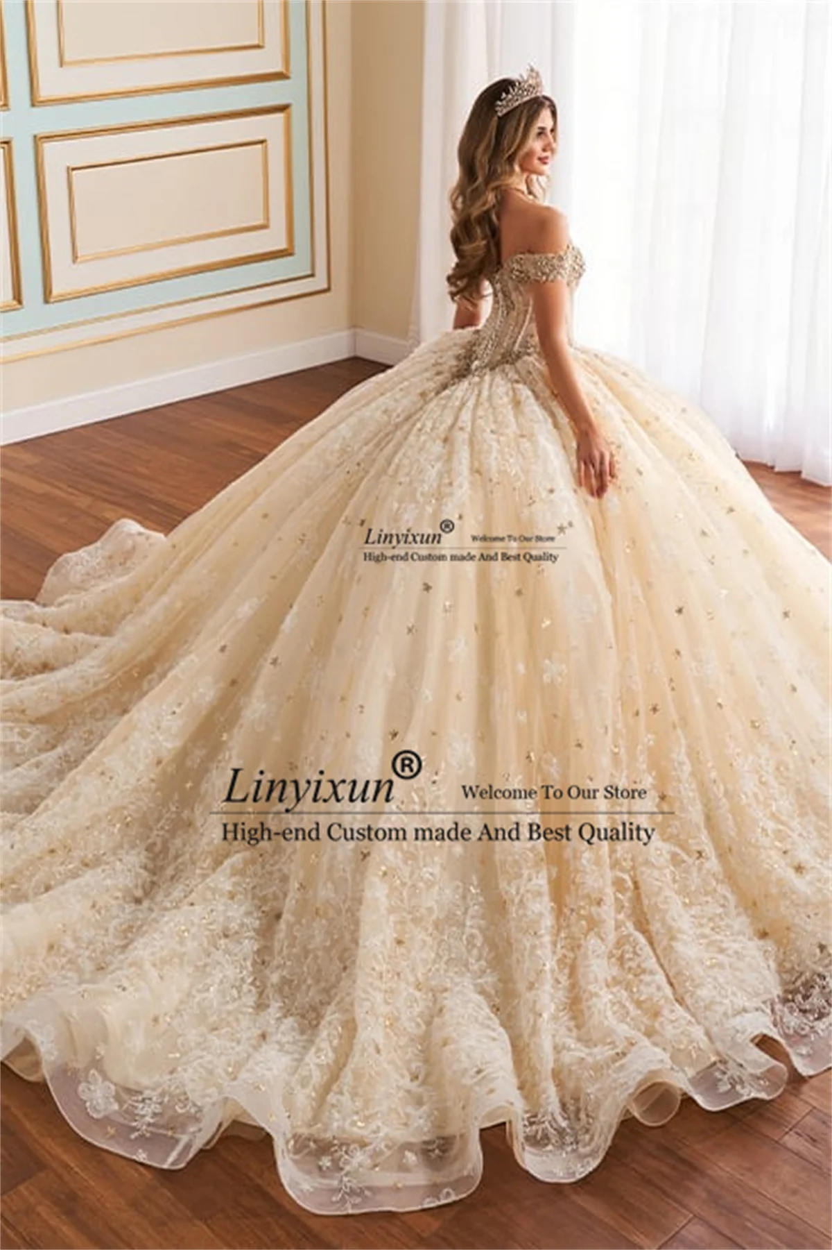 Vestidos de Quinceañera Elegantes com Apliques de Renda, Vestido de Baile Personalizado para Aniversário de 16 Anos, Vestido de Gala com Flores 3D, Vestidos de 15 Anos XV Años