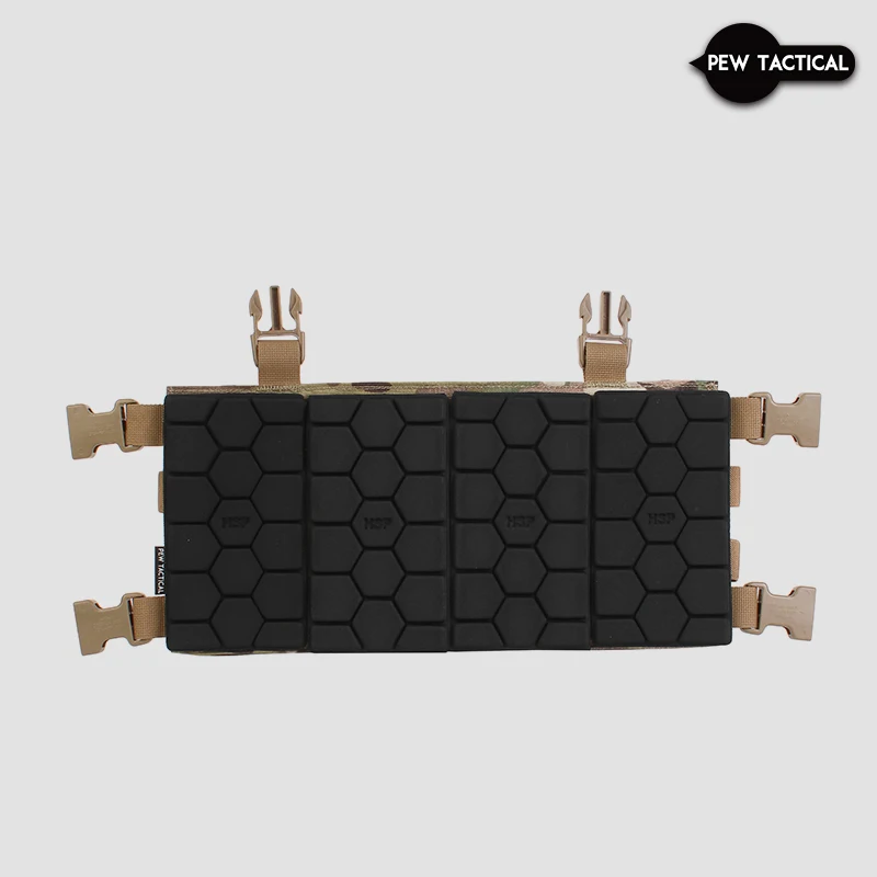 Almohadilla táctica modular de pecho estilo HSP PEW, panal D3CR