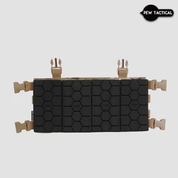 Almohadilla táctica modular de pecho estilo HSP PEW, panal D3CR