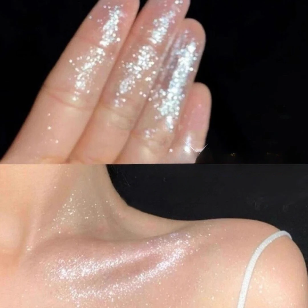 DIKALU brillo Hada polvo de tinta novia boda resaltar polvo cuerpo brillo clavícula Bundy Pat polvo