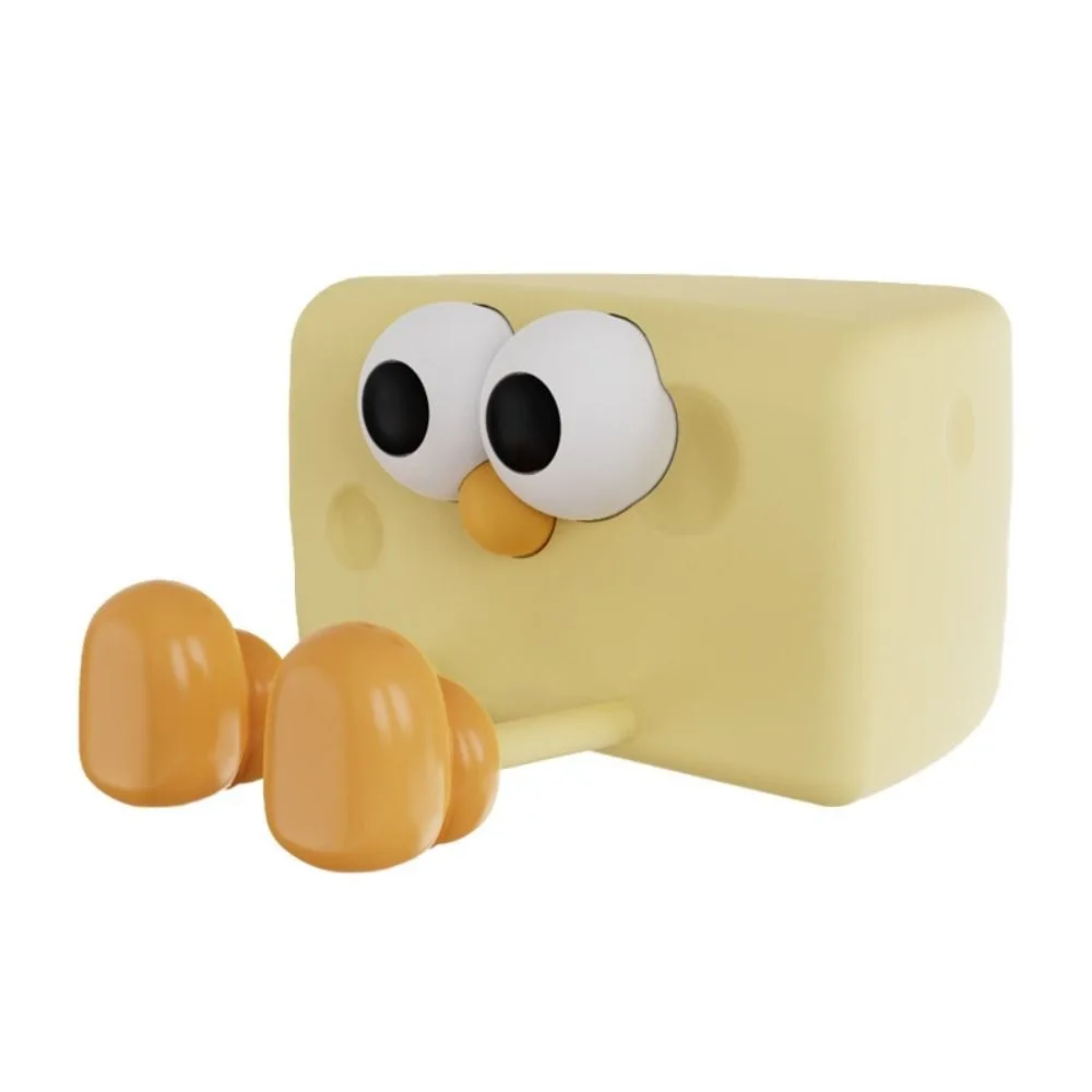 

USB Rechargeable Cheese-shaped Night Light Cartoon Cute Atmosphere Camping Lamp Adjustable Brightness