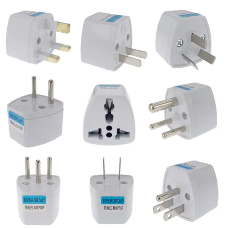 US Plug Adapter Euro AU UK EU KR TO US CN Universal Travel Adapter American Power Socket USA Electrical Plug Converter AC Outlet