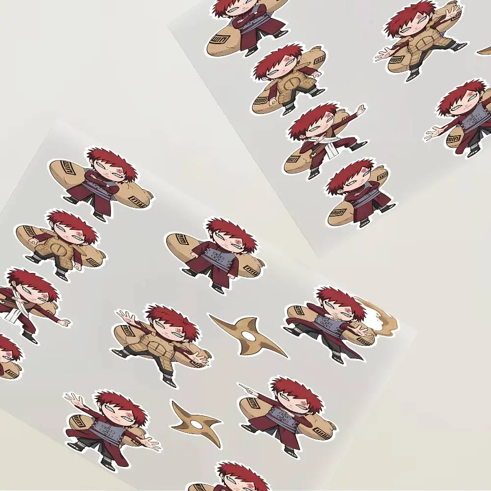 Anime Naruto G-Gaara Reflective motorcycle stickers, 3M safety warning at night in the dark scooter helmets