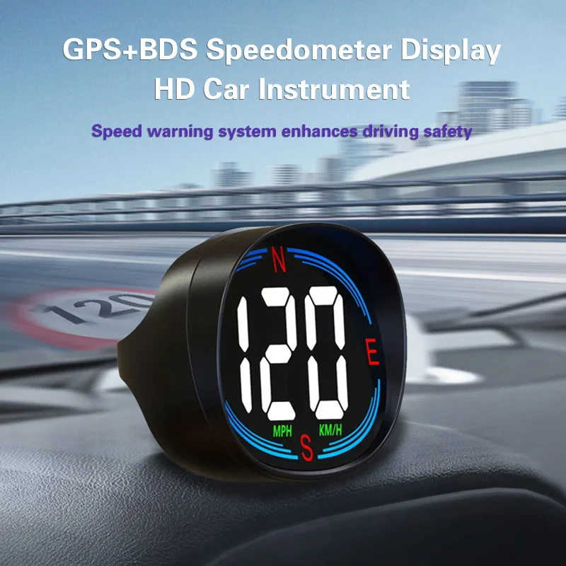 

HUD Head Up Display GPS BDS Digital Speedometer for Car Speed Gauge Meter MPH KM/H USB Plug&Play Auto Electronics Devices