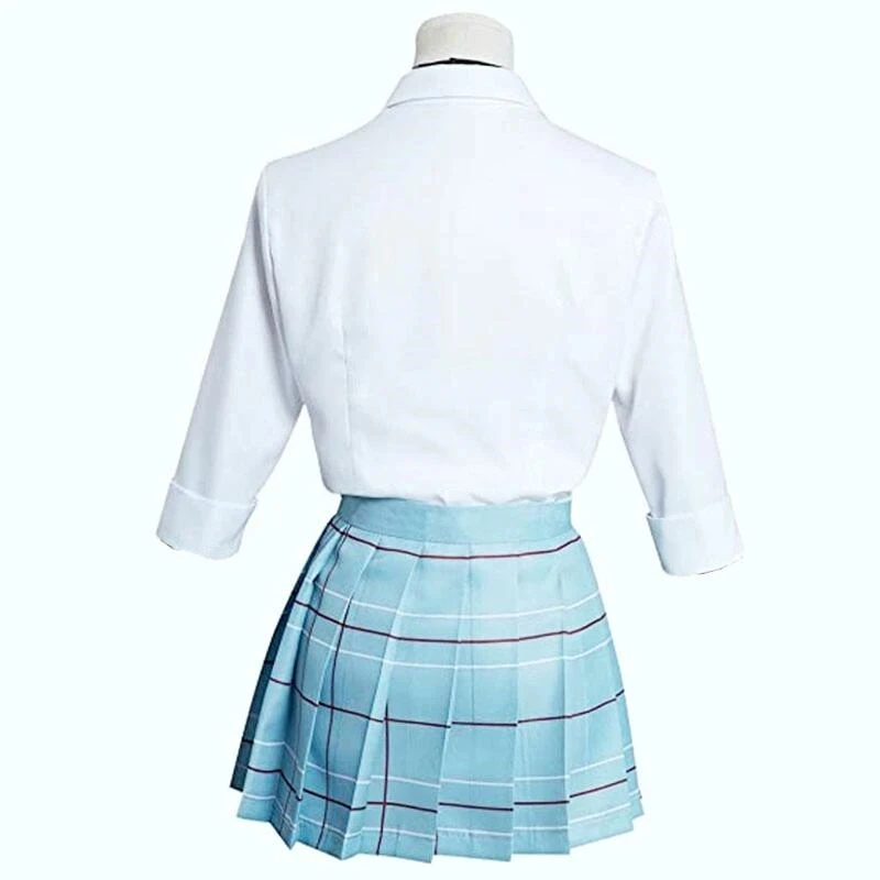 Kitagawa Marin Cosplay Costume para Meninas, My Dress Up, Vestidos de Anime querido, Uniforme escolar, Peruca, Brincos, Terno